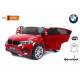 voiture électrique pour enfant BMW X6 M métallisée rouge, siège cuir