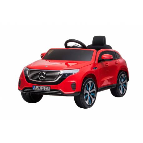 Voiture électrique pour enfant Mercedes EQC rouge