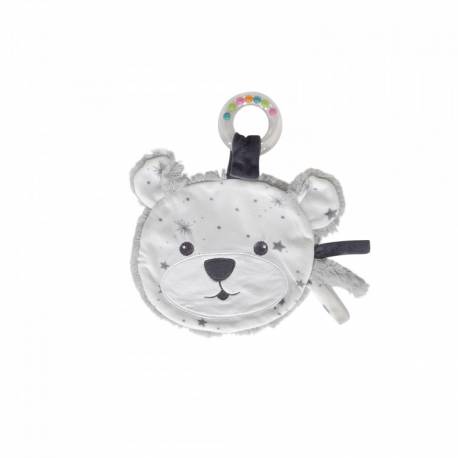 Doudou plat rond N'ours collection Martin et ses copains