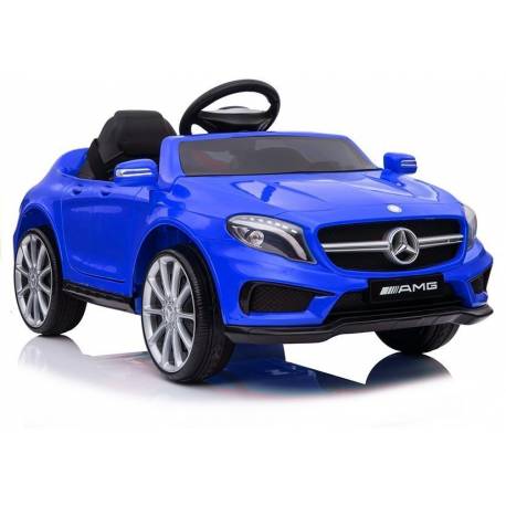 Voiture électrique pour enfant Mercedes Benz GLA45 AMG peinture bleue