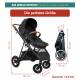 Poussette  trio Halime Air babygo - 3 coloris