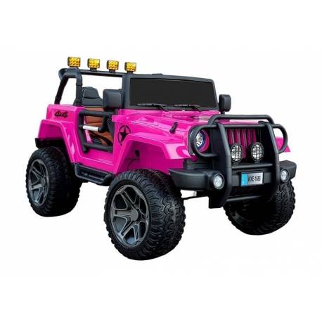 4X4 jeep WXE électrique rose deux places