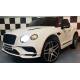 Voiture électrique pour enfant Bentley continentale blanche