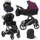 Poussette trio Lazzio premium - 16 coloris