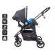 Poussette  trio Style babygo - 4 coloris