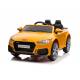 Voiture électrique pour enfant Audi TT RS jaune