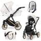 Poussette trio Ivento premium white style