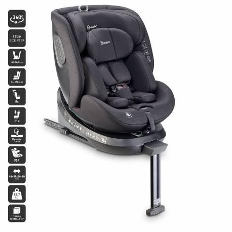 Siège auto  Move360 black I-Size 40-150 cm Babygo