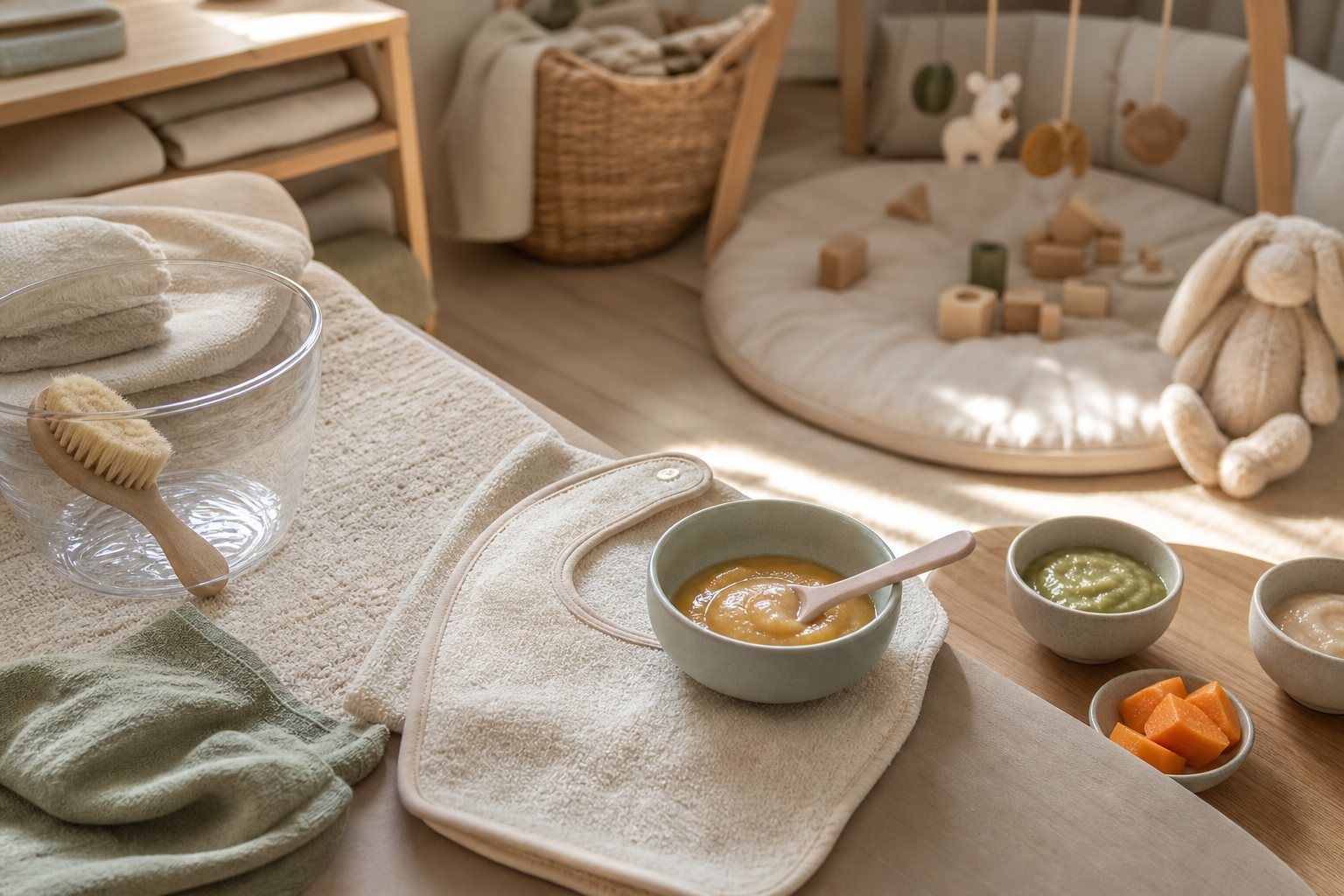 L’alimentation de bébé à 6 mois commence en douceur