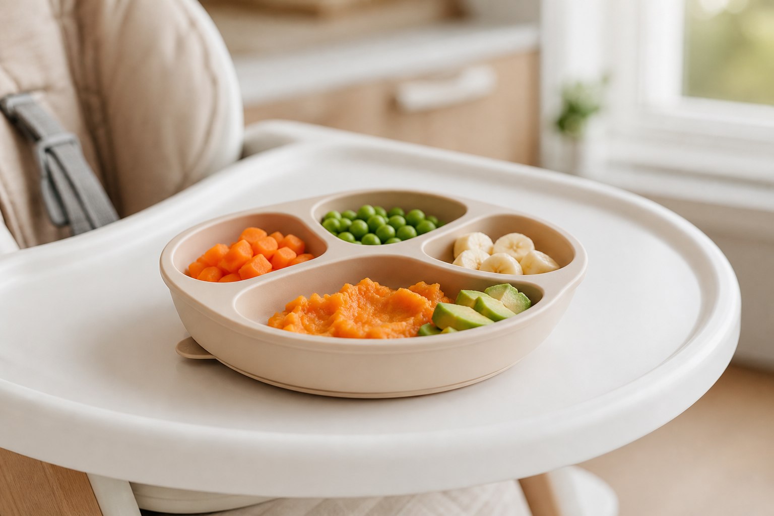 Une assiette ventouse bébé rend-elle les repas plus sereins ?