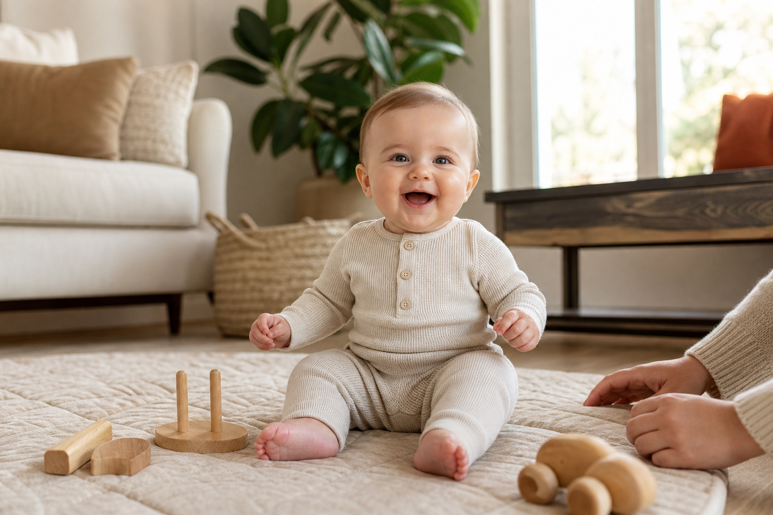 Votre bébé de 9 mois explore déjà le monde autrement