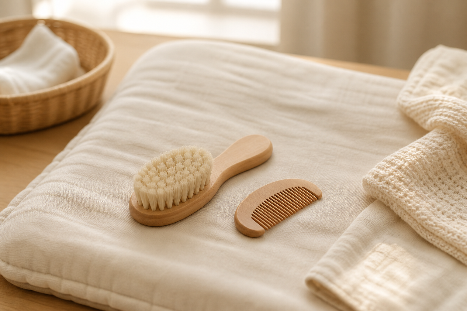 Bien choisir une Brosse Bébé pour des cheveux tout doux