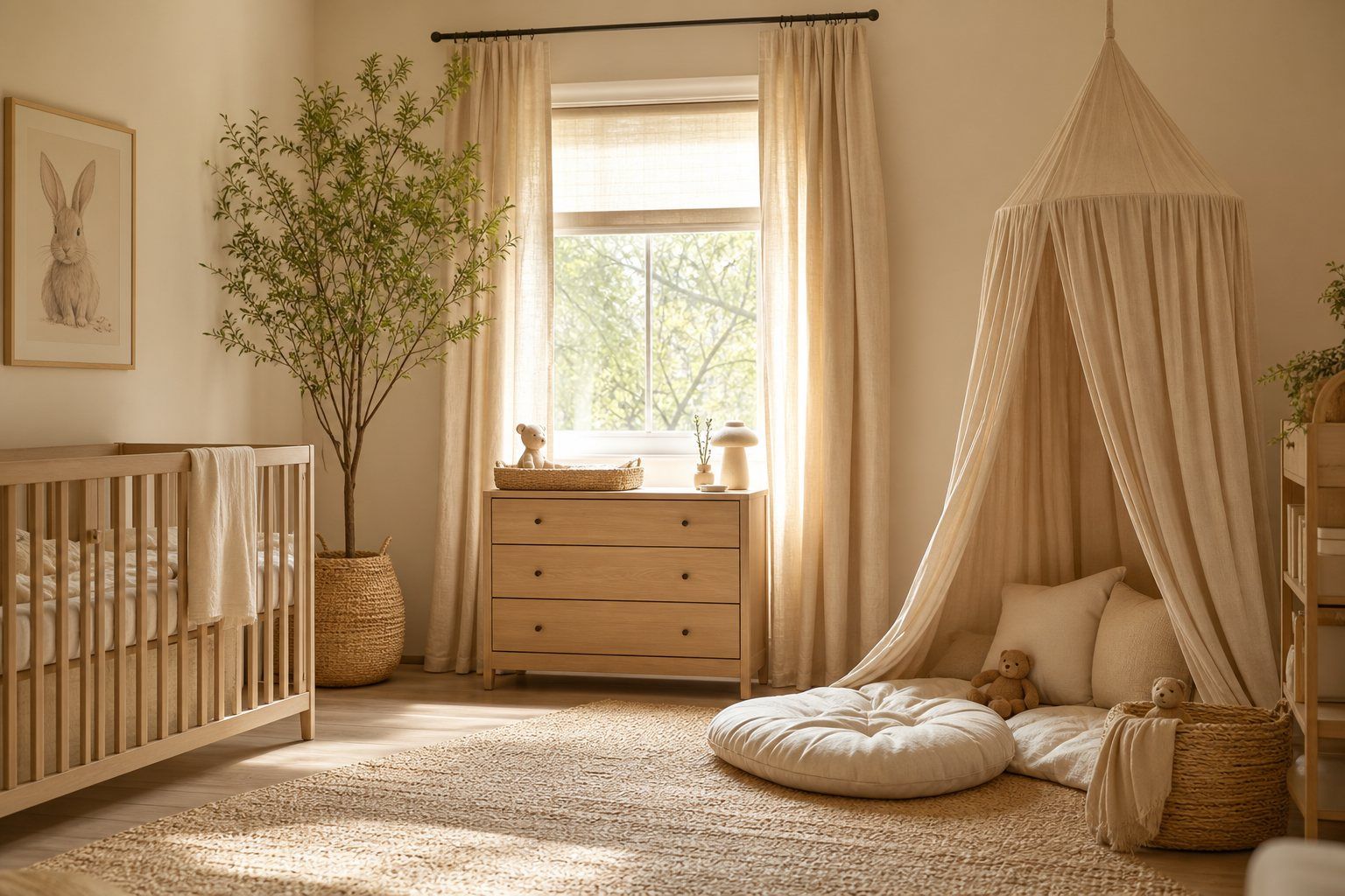 Un ciel de lit bébé se choisit surtout avec prudence