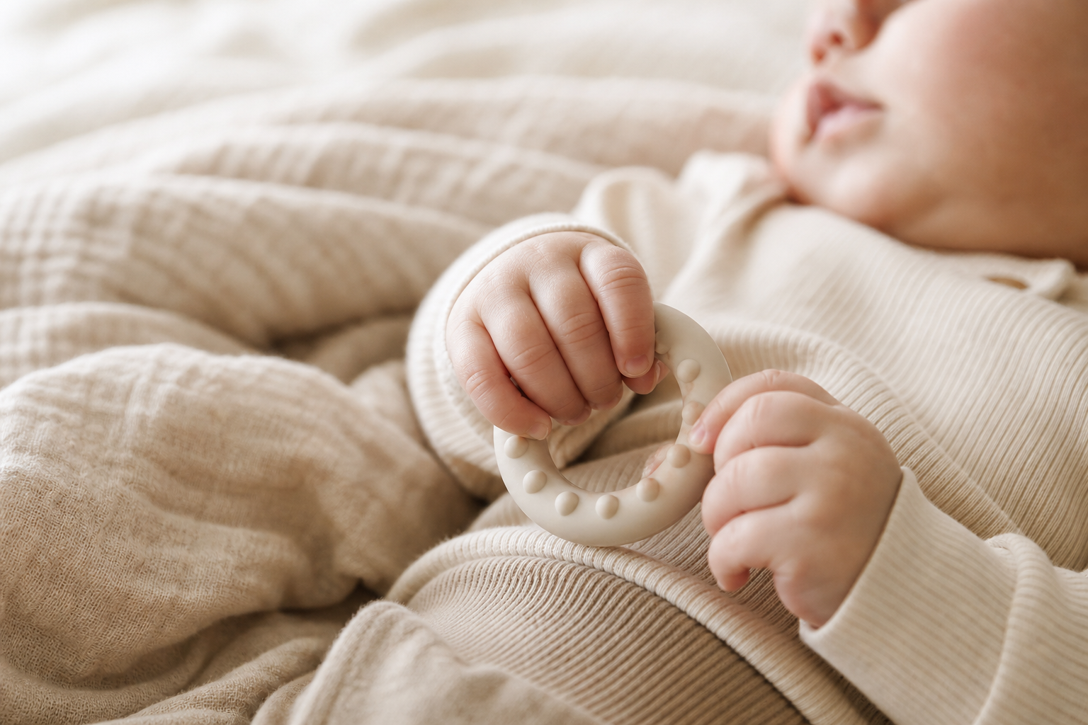 Une dent de bébé qui pousse peut-elle expliquer ses pleurs ?