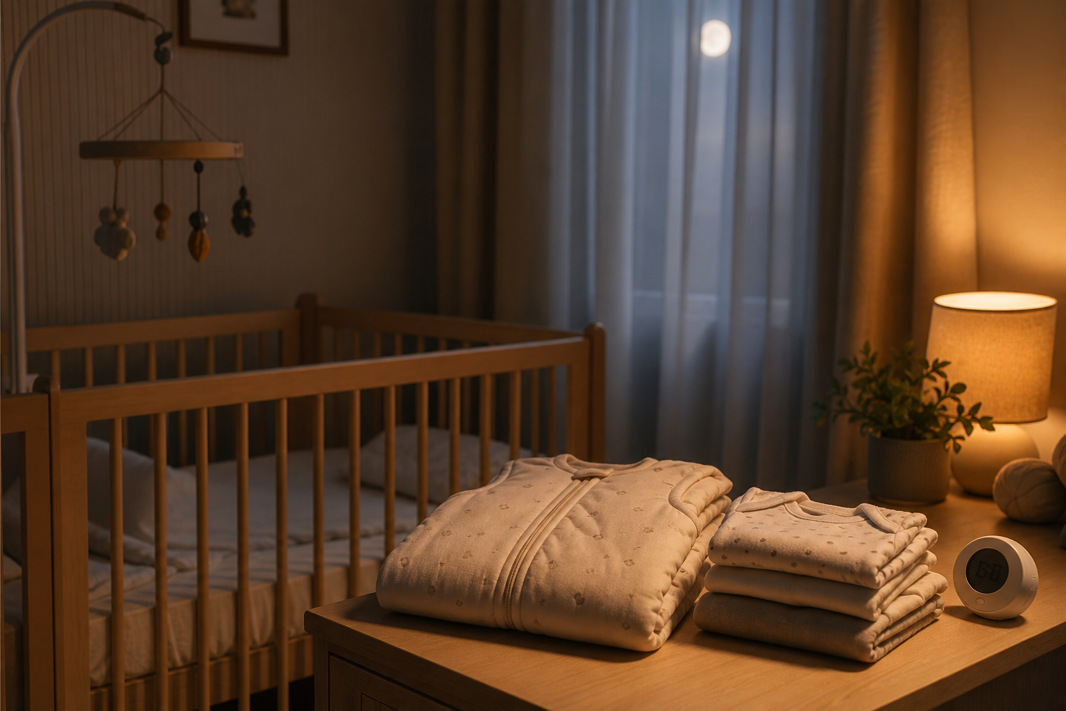 Habiller bébé la nuit : la méthode selon la température