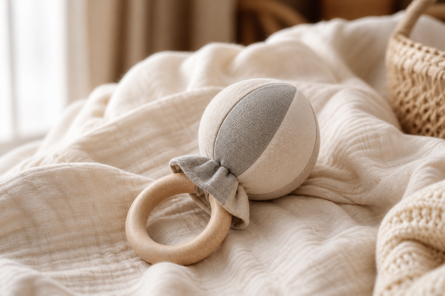 Le hochet Bébé : âge, sécurité et choix du premier Jouet