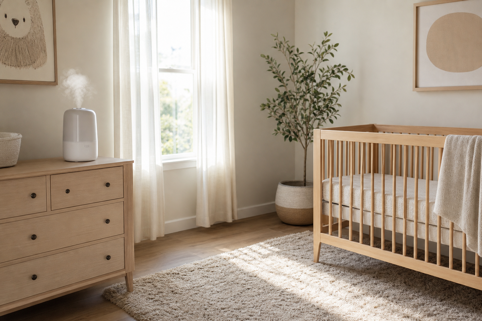 Quand utiliser un humidificateur d’air pour bébé ?