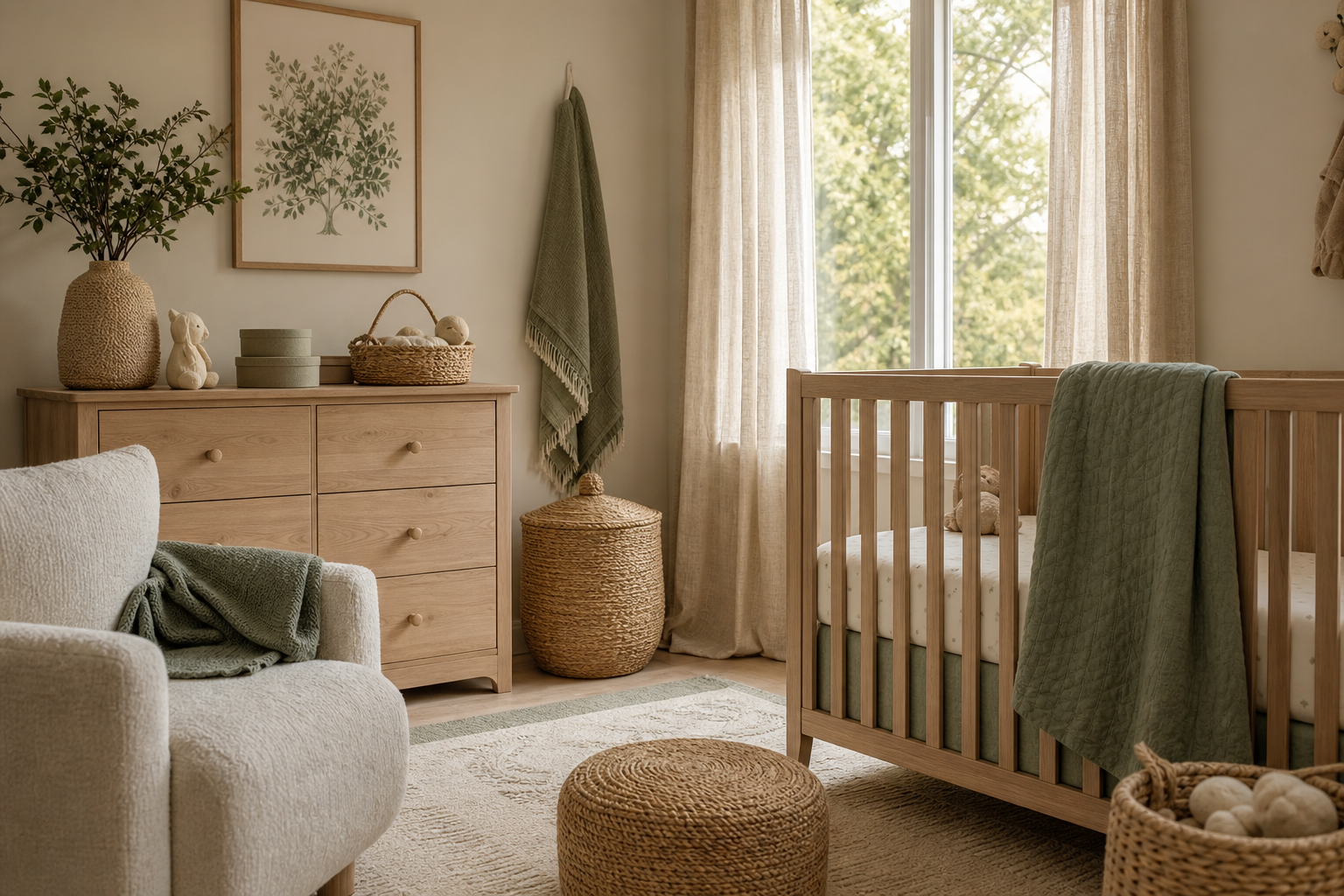 Les idées de chambre bébé gagnent à rester simples et évolutives