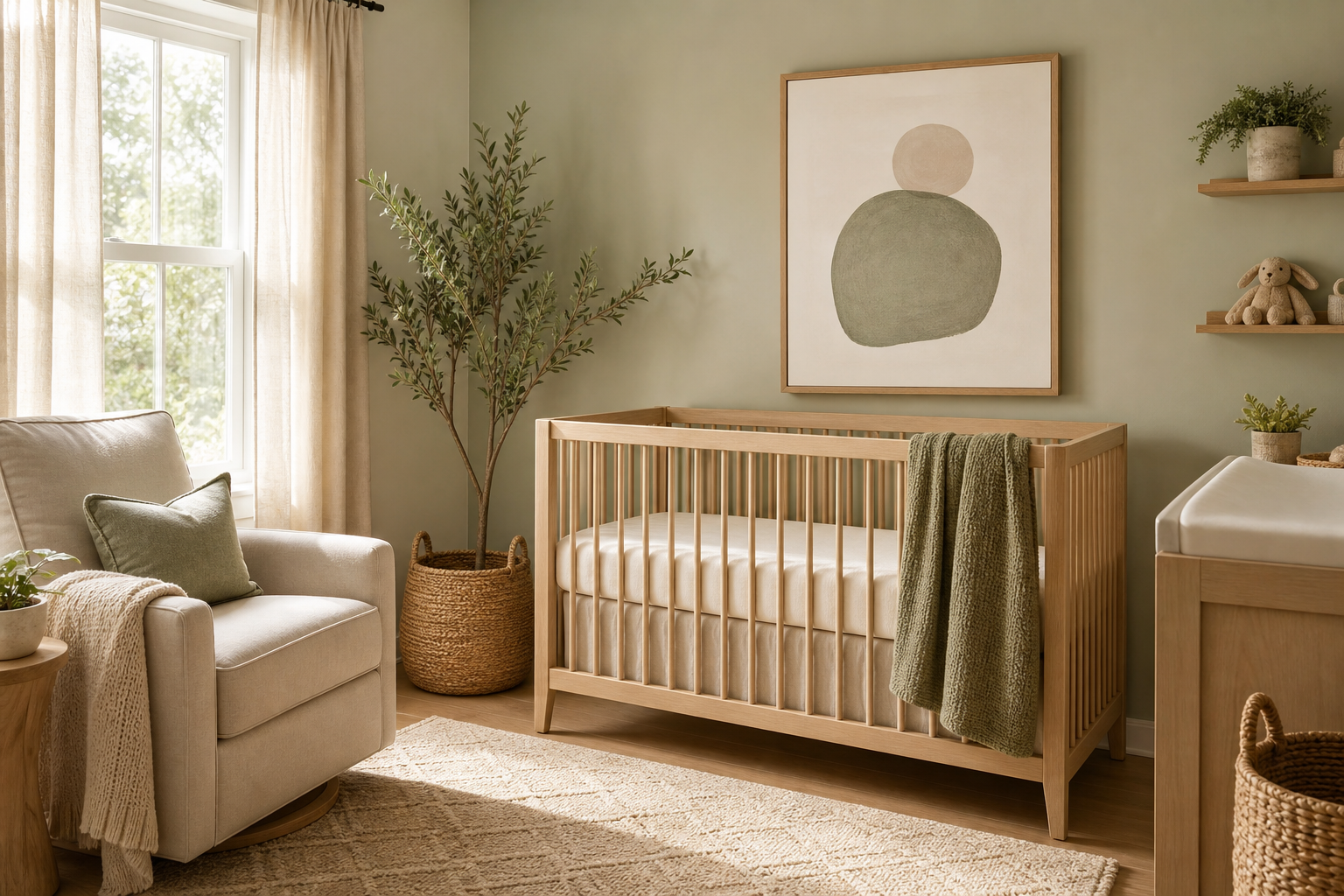 Des idées déco pour une chambre de bébé douce et évolutive