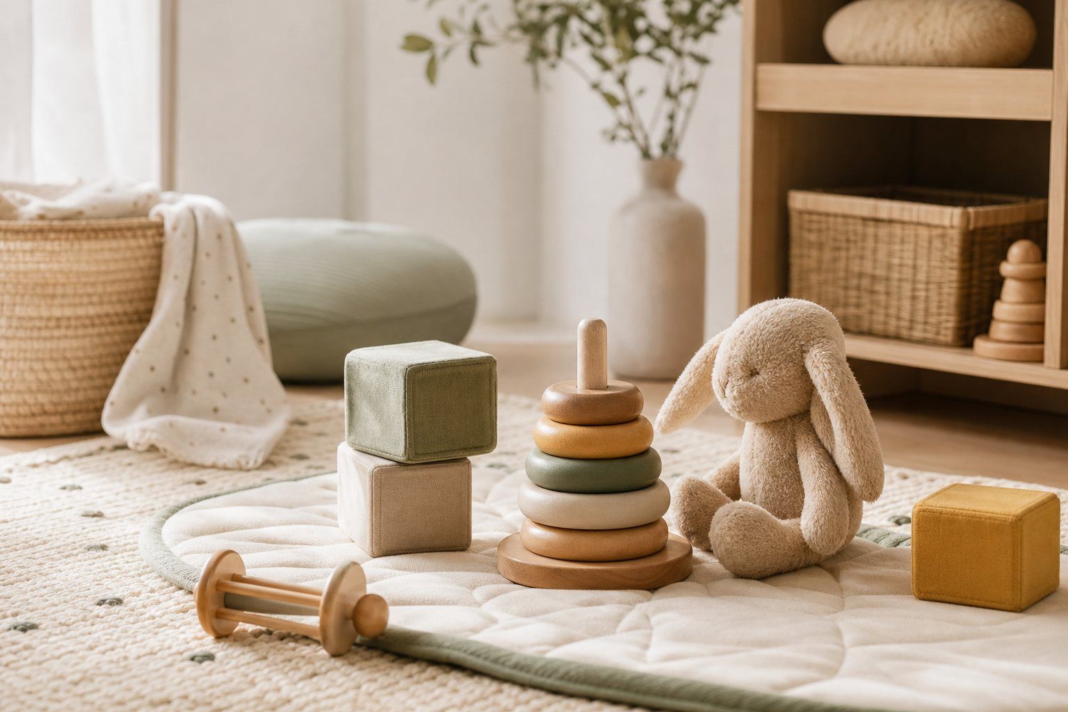 Les jeux de bébé accompagnent l’éveil mois après mois