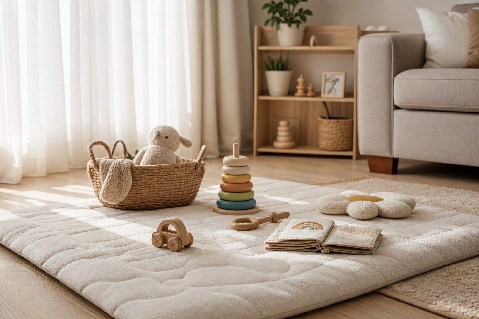 Les jeux de bébé accompagnent l’éveil mois après mois