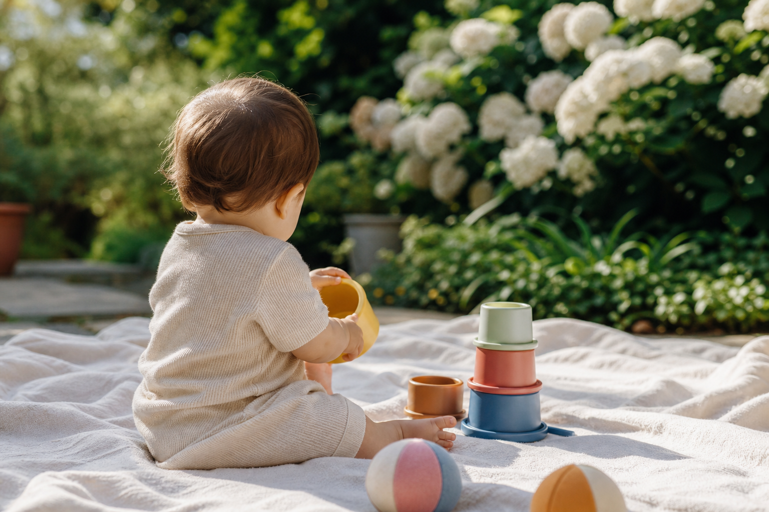 Quels jeux extérieurs choisir pour bébé selon son âge ?