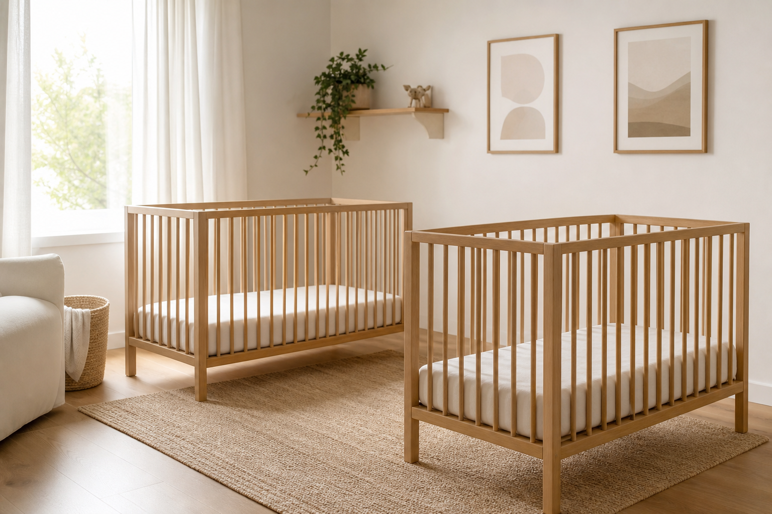 Quels lits bébés jumeaux choisir pour une chambre sûre ?