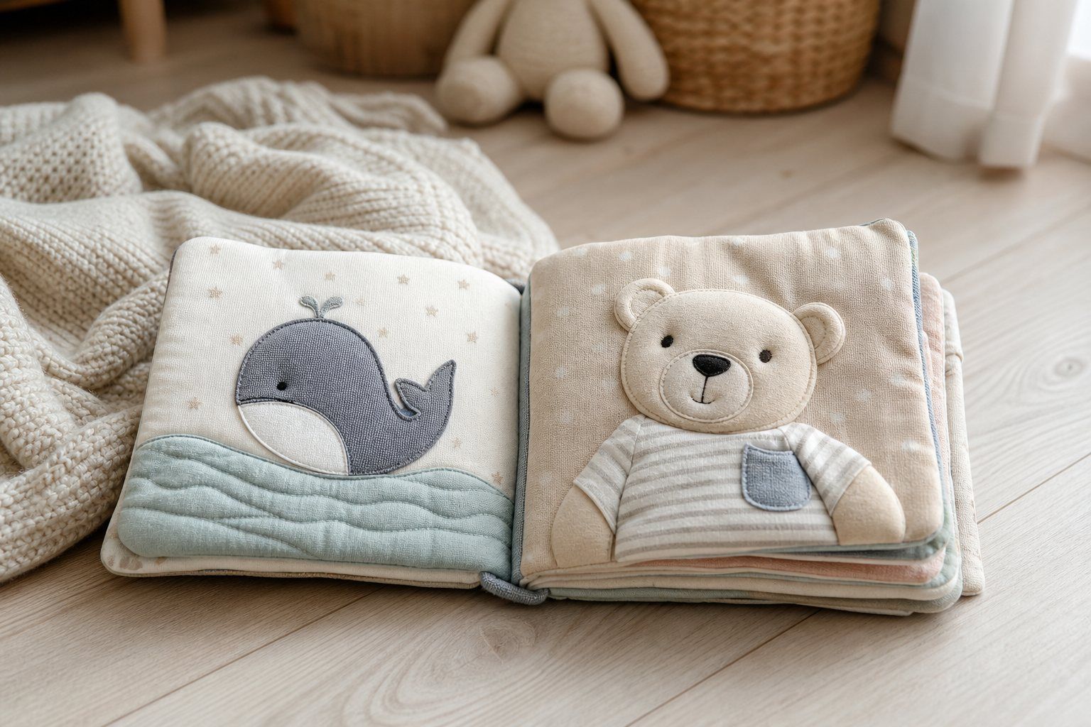 Le livre en tissu pour bébé accompagne ses premières découvertes