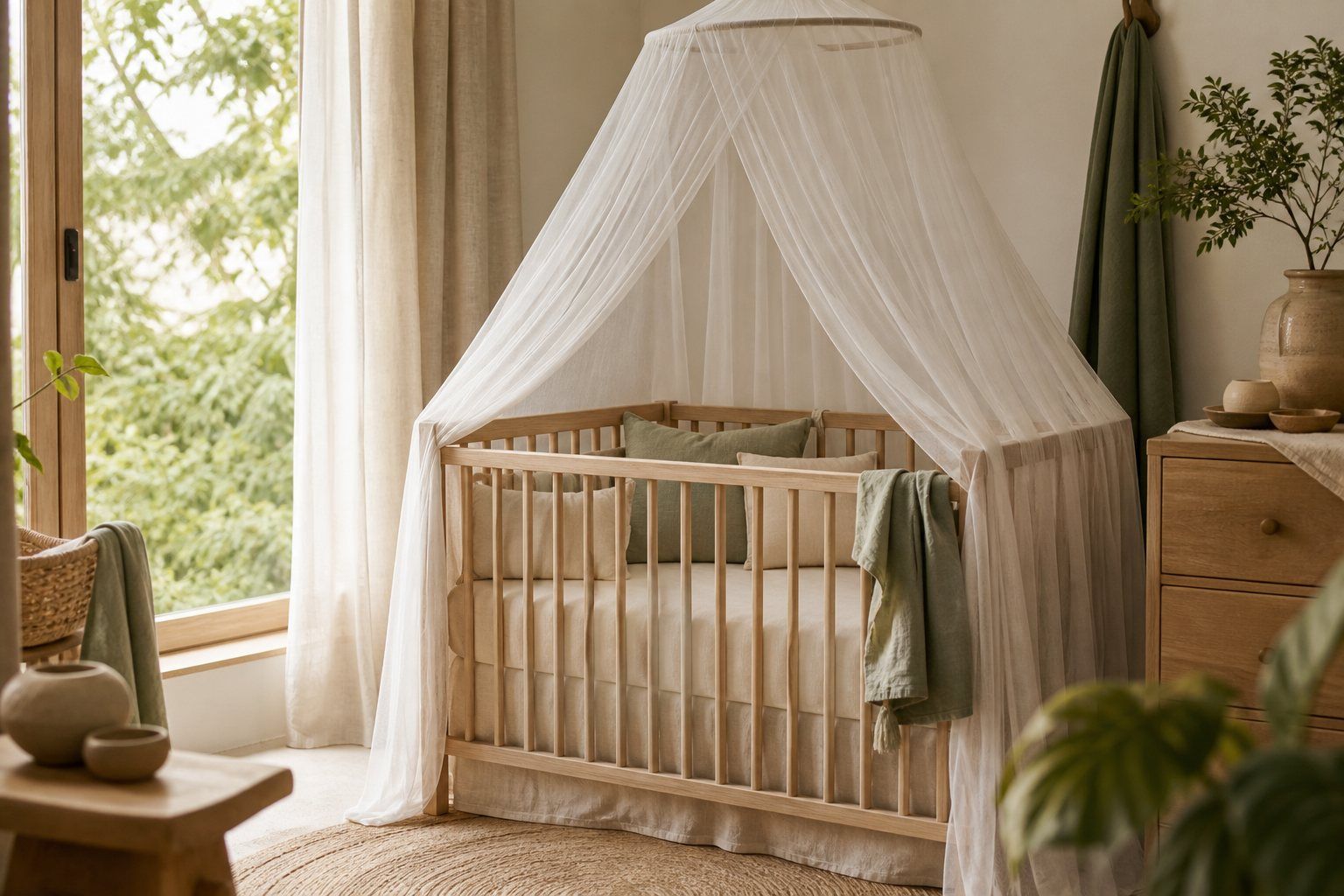 La moustiquaire lit bébé protège sans gêner le sommeil