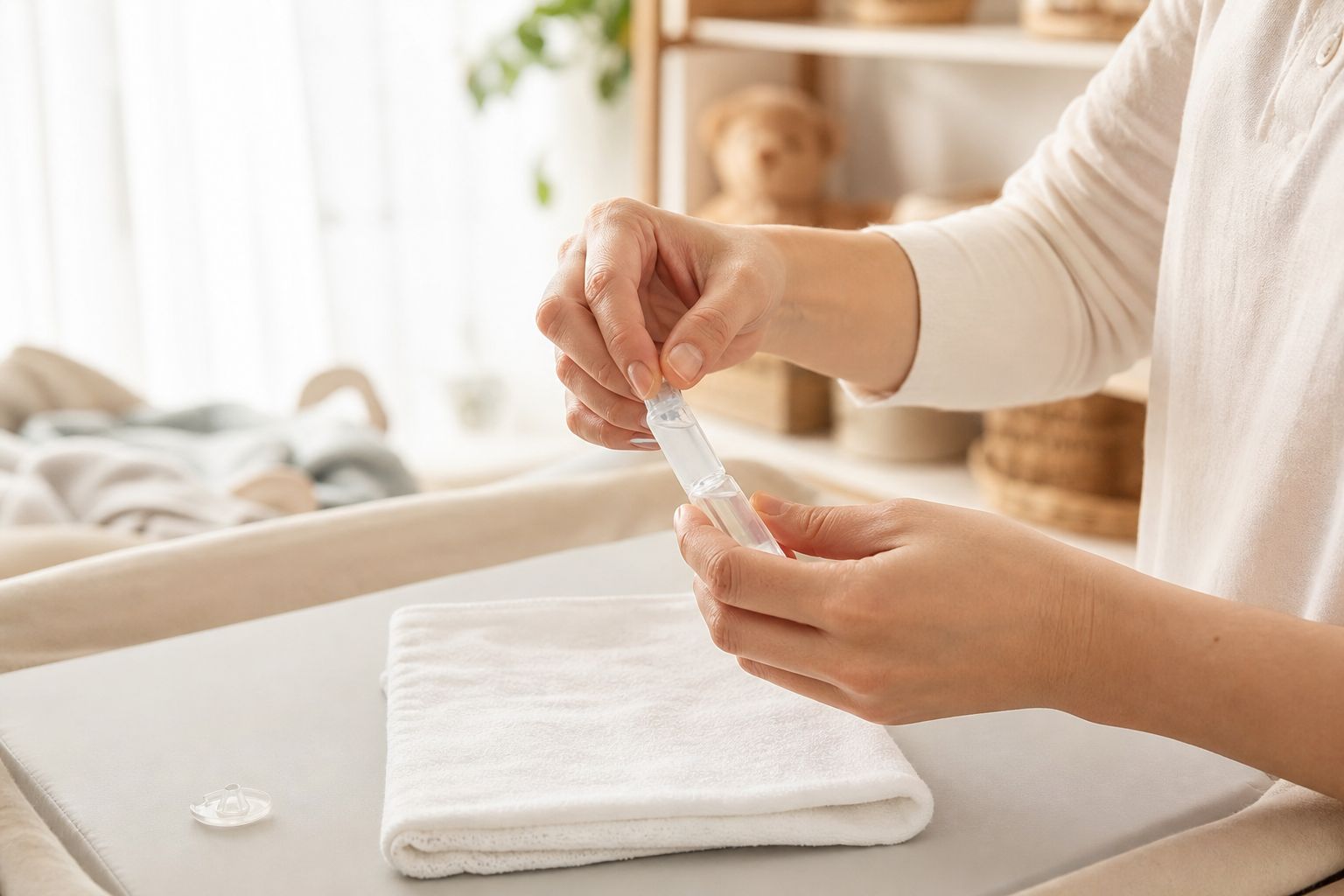 Le nettoyage du nez de bébé aide à mieux respirer