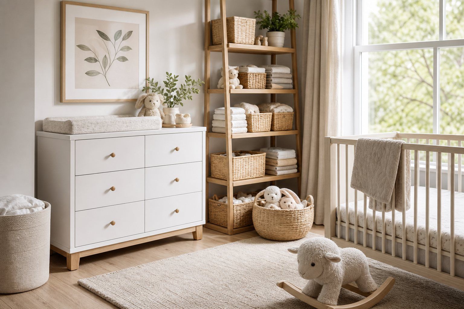 Le panier de rangement bébé : usages, matières et sécurité