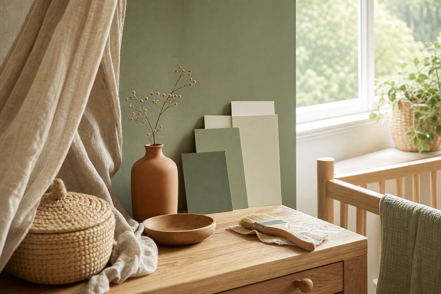 La peinture pour Chambre bébé : critères sains et délais utiles