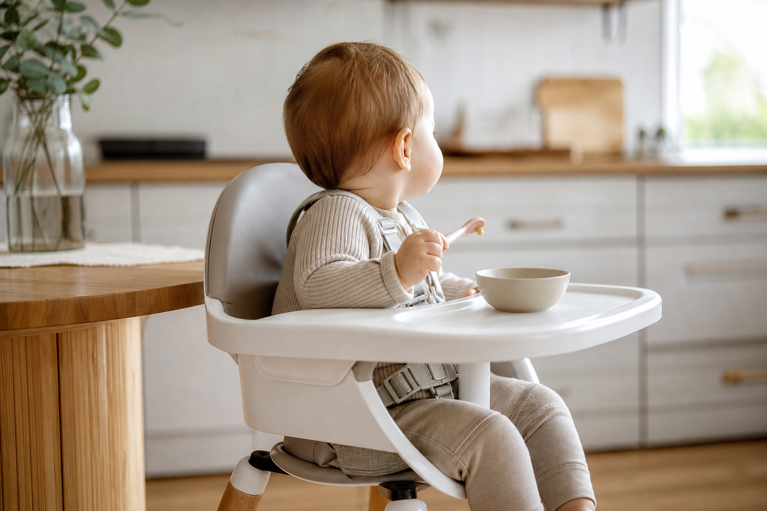 À quel âge utiliser une chaise haute pour bébé ?