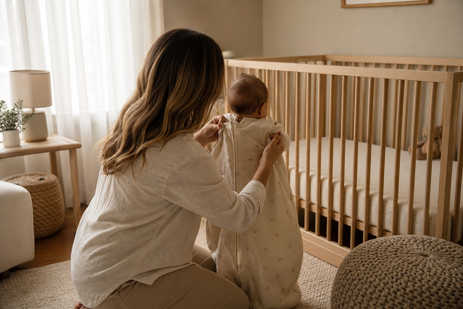 La routine du soir de bébé crée un repère apaisant