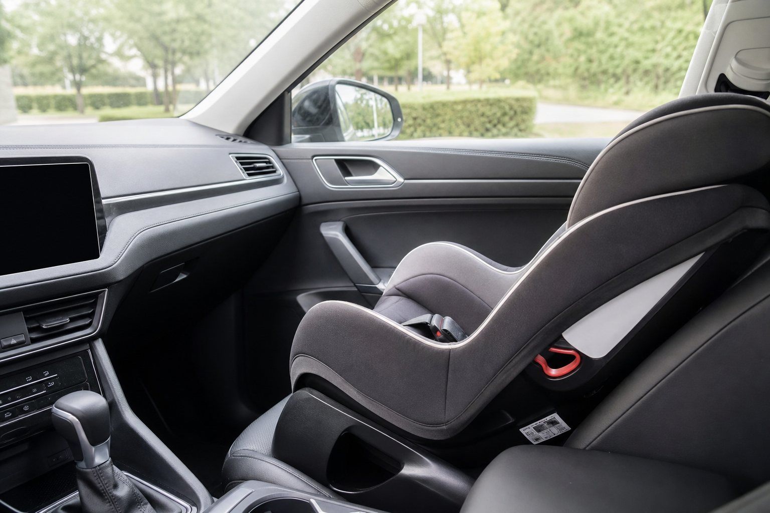 Le siège auto devant : règles, exceptions et airbag