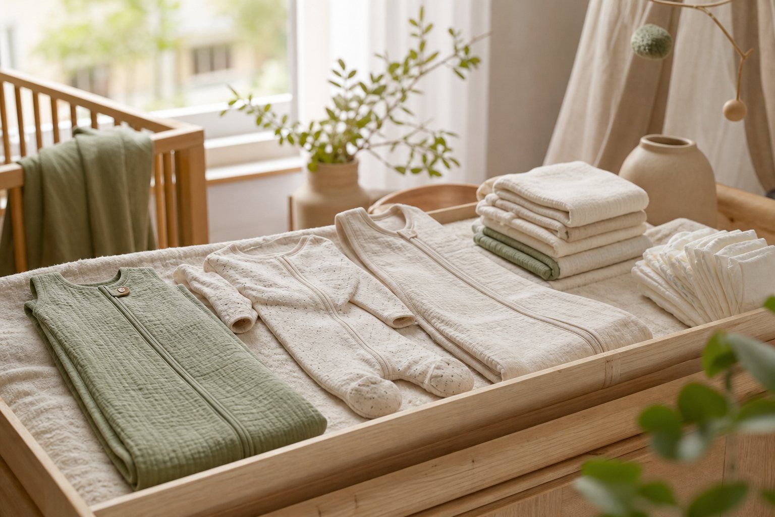 La tenue de bébé la nuit : des couches selon la chambre