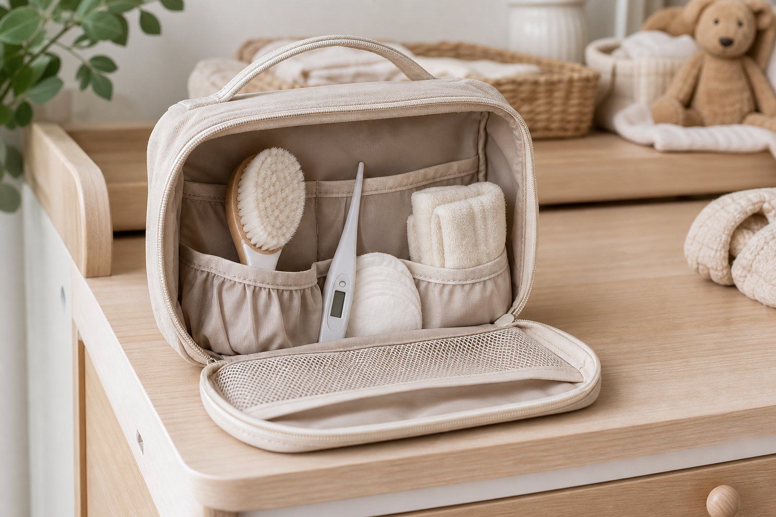La trousse de toilette bébé aide à simplifier les soins