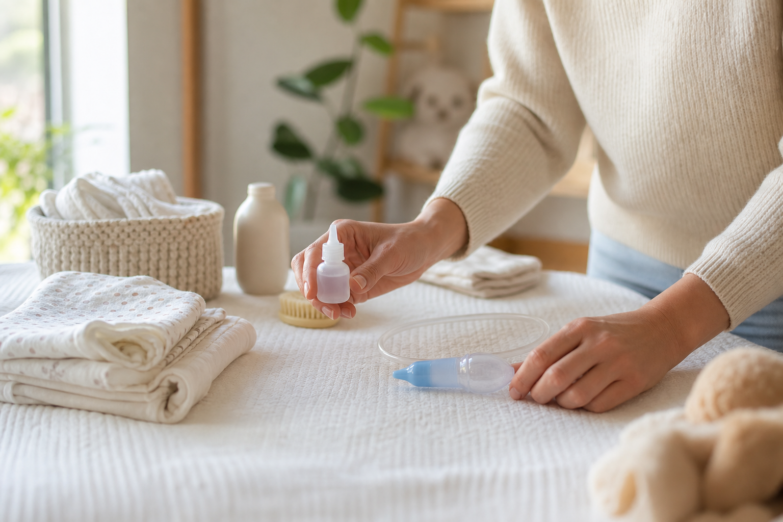 L’utilisation du mouche-bébé aide à moucher bébé sans forcer