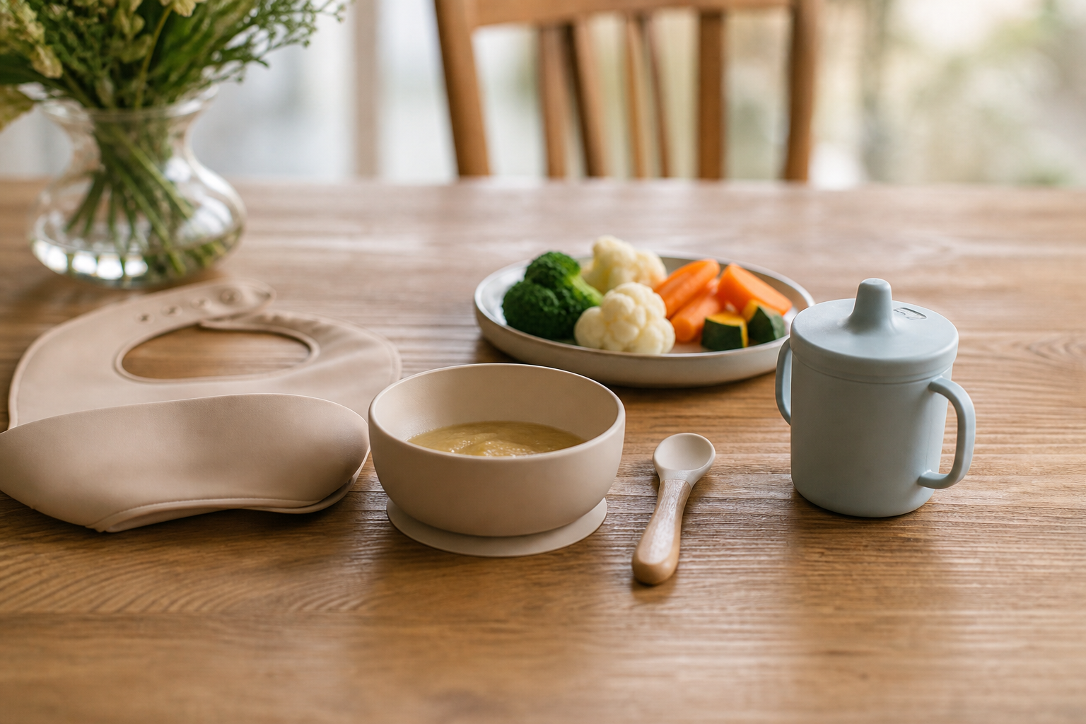 La vaisselle bébé : matières, Repas et autonomie