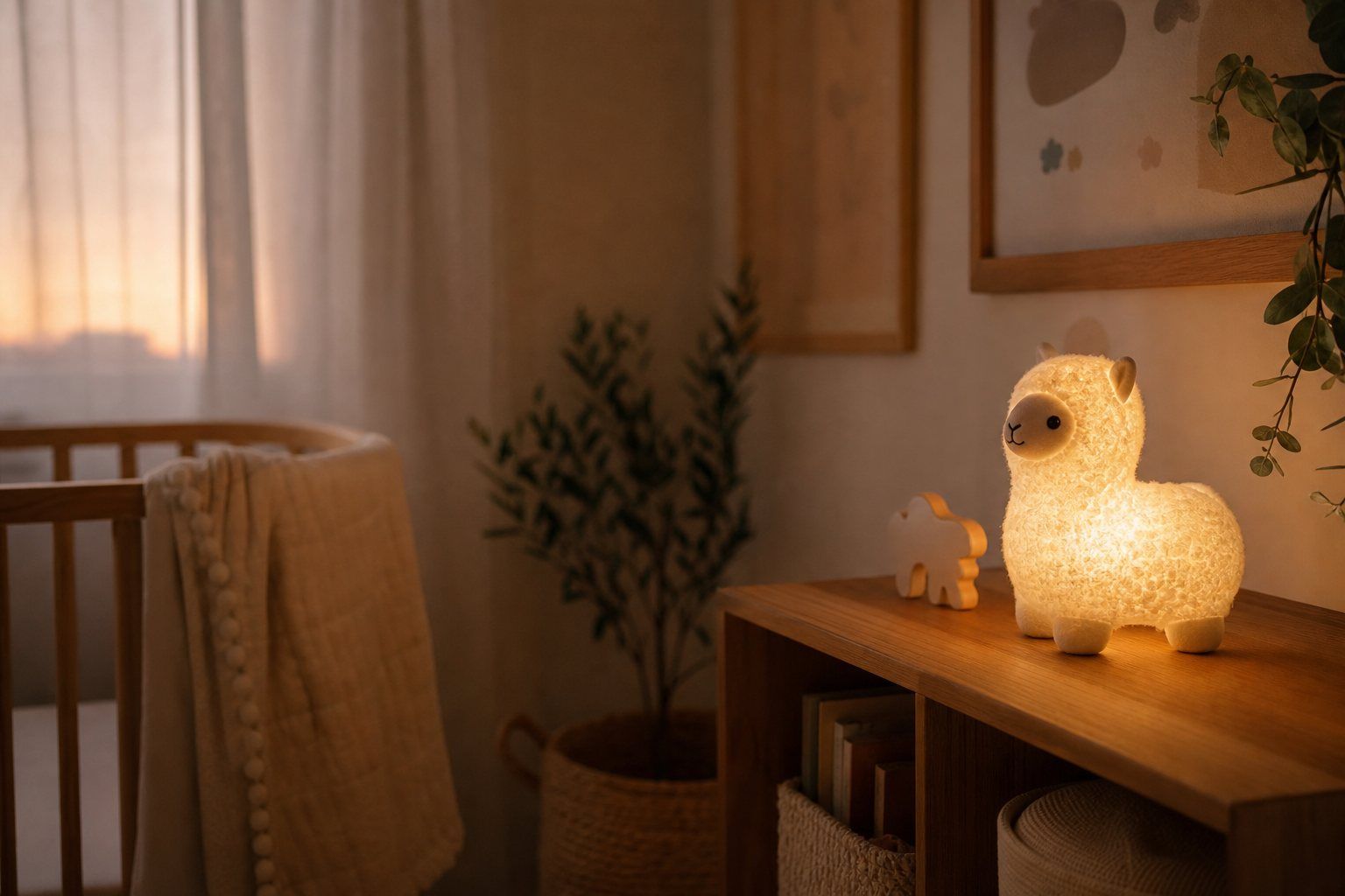 La veilleuse peluche accompagne le rituel du coucher
